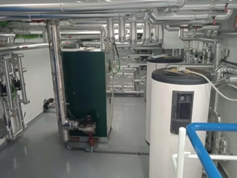 Instalaciones de climatización en un centro sanitario