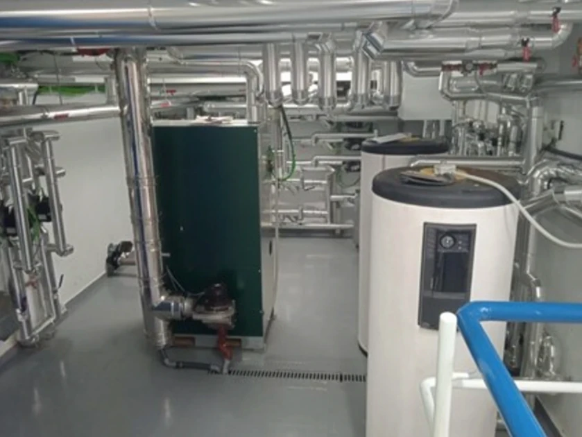 Instalaciones de climatización en un centro sanitario