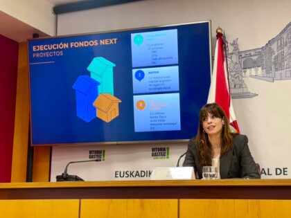 Presentación sobre ejecución de fondos Next Generation en Vitoria-Gasteiz.