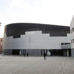 Fachada del Iradier Arena en Vitoria-Gasteiz