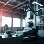 Máquina industrial moderna en un entorno de trabajo