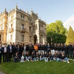 Jugadoras del Deportivo Alavés Femenino posando en un evento