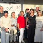 Grupo de personas en la inauguración de BurgeLUR en Elburgo