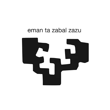 Logo con texto en euskera sobre un fondo blanco.