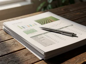 Documentos sobre la PAC 2025 con gráficos y estadísticas