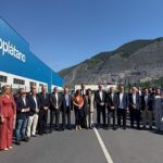 Inauguración de la planta de Europlátano en Orozko con asistentes