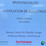 Cartel de la jornada final del proyecto Bridging Values