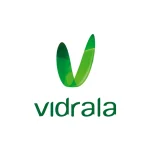 Logotipo de Vidrala en tonos verdes y diseño moderno.
