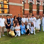 Grupo de profesionales de la salud en el Hospital Universitario Basurto