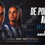 Jugadoras del Deportivo Alavés en campaña de abonados 2026-27.