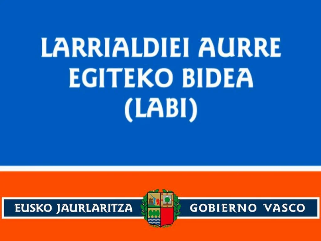 Cartel informativo sobre el LABI del Gobierno Vasco