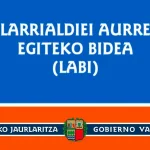 Cartel informativo sobre el LABI del Gobierno Vasco