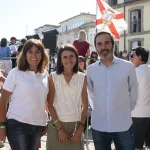 Tres consejeros del Gobierno Vasco en la Bajada de Celedón.